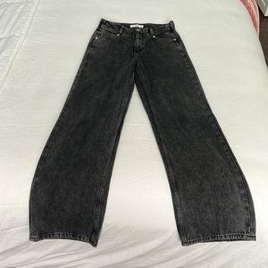Mango High-waist wideleg jeans